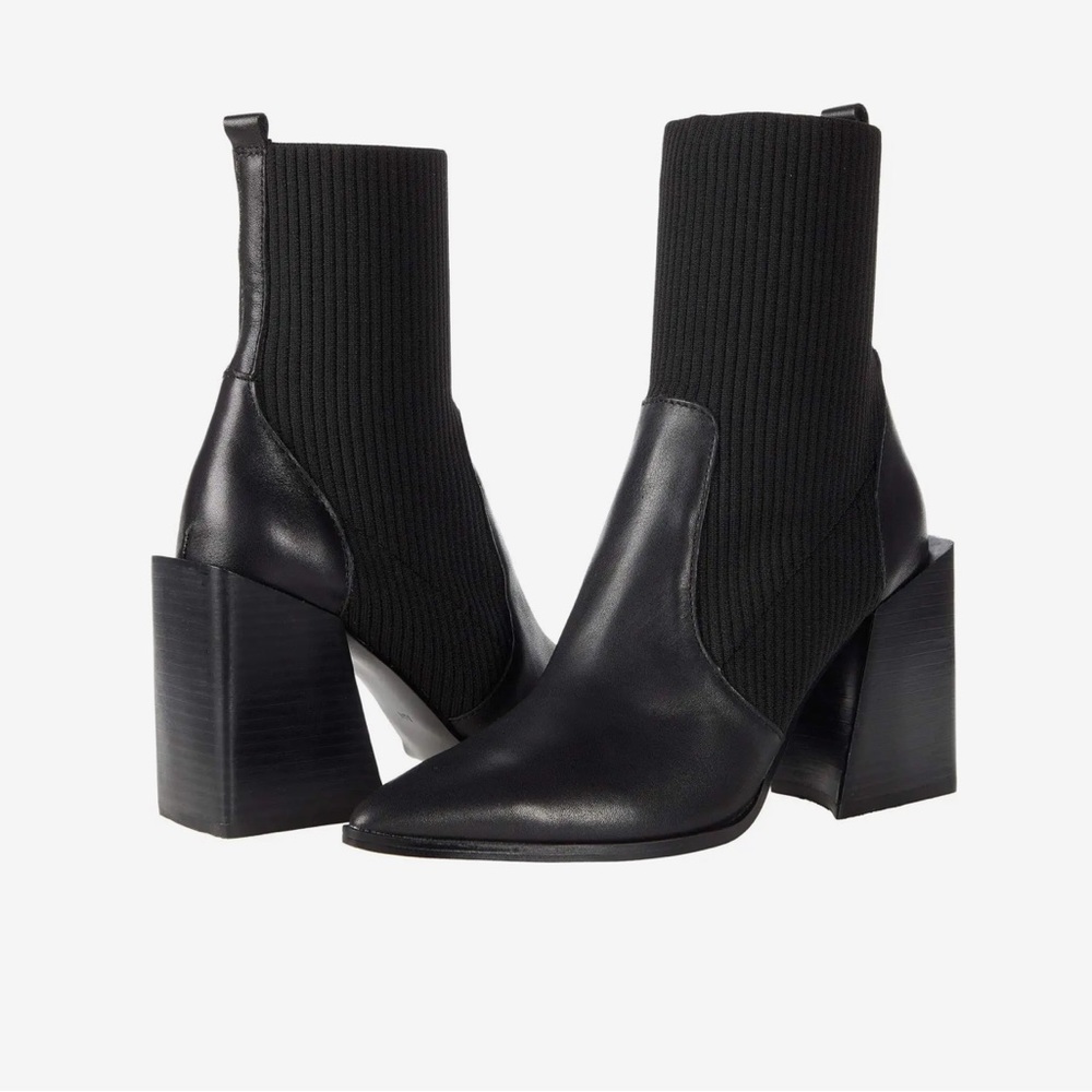 Steve Madden pull on sock bootie